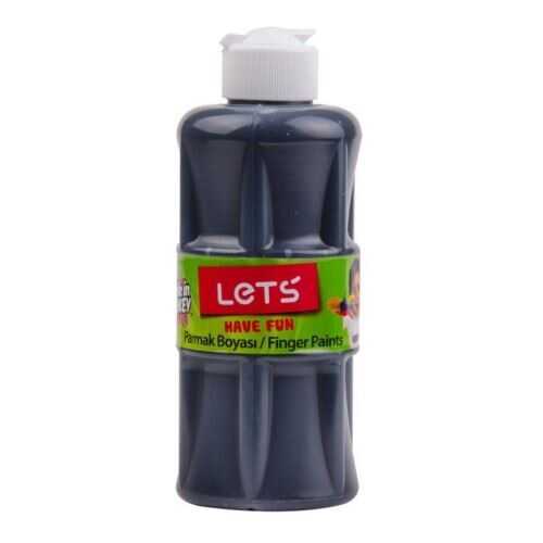  LETS PARMAK BOYASI 250 ML SİYAH | Lets | 8680679802550 | 