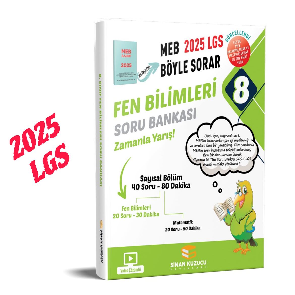 Sinan Kuzucu 8. SINIF LGS Fen Bilimleri Soru Bankası 2025