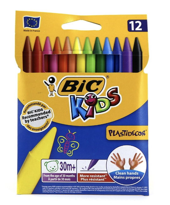  Bic 12 Renk Silinebilir Pastel Boya | Bic | 3270220000341 | 