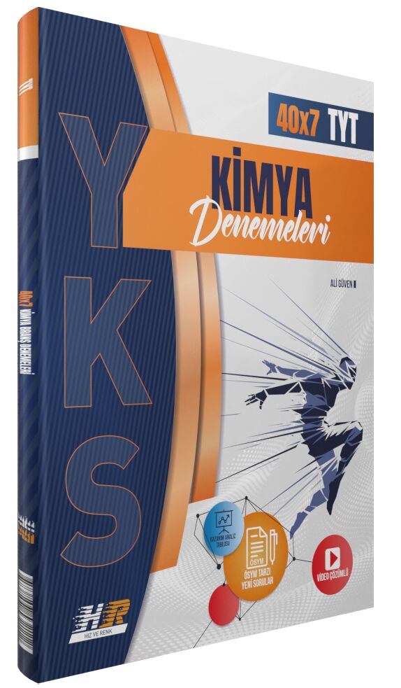  Hız ve Renk TYT Kimya 40 x 7 Denemeleri | Kolektif | Hız ve Renk Yayınları (Hazırlık) | 9786257532112 | 