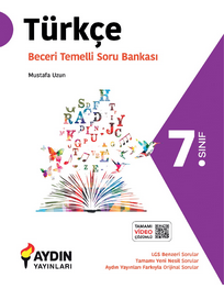 Aydın Yayınları 7. Sınıf Türkçe Beceri Temelli Soru Bankası