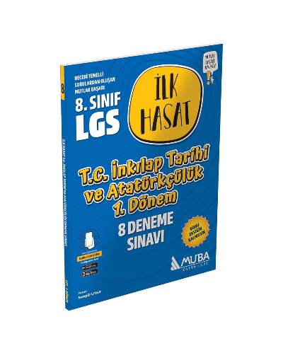 Muba 8. Sınıf LGS TC İnkılap Tarihi ve Atatürkçülük 1. Dönem İlk Hasat 10 Deneme