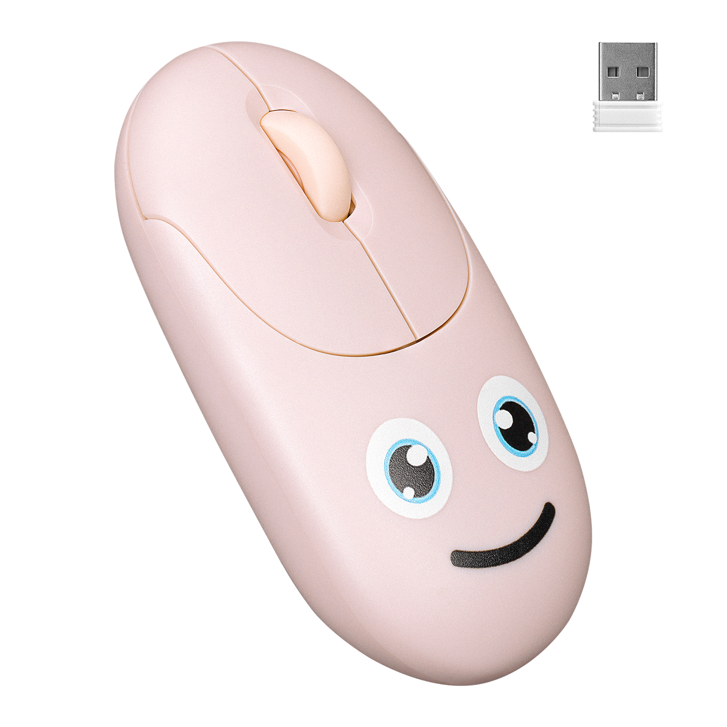 Everest 2.4Ghz Pembe Kabartmalı Kablosuz Mouse