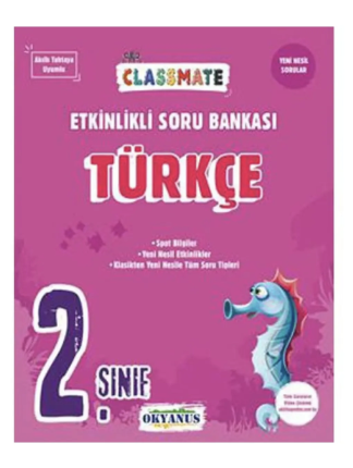 Okyanus 2. Sınıf Classmate Türkçe Etkinlikli Soru Bankası