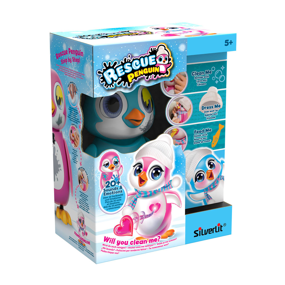 Silverlit Rescue Penguen Mavi İnteraktif Oyuncak