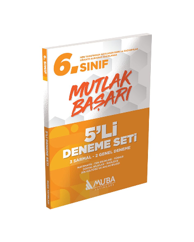 MUBA 6.Sınıf Mutlak Başarı 5'li Deneme Seti
