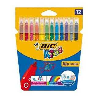  Bic Kids Couler Keçeli Boya Kalemi 12 Renk | Bic | 3270220002727 | 