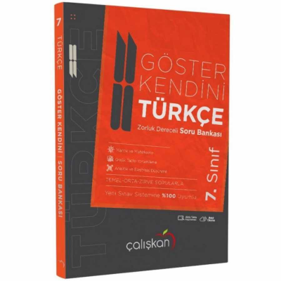 Çalışkan 7. Sınıf Türkçe Göster Kendini Soru Bankası