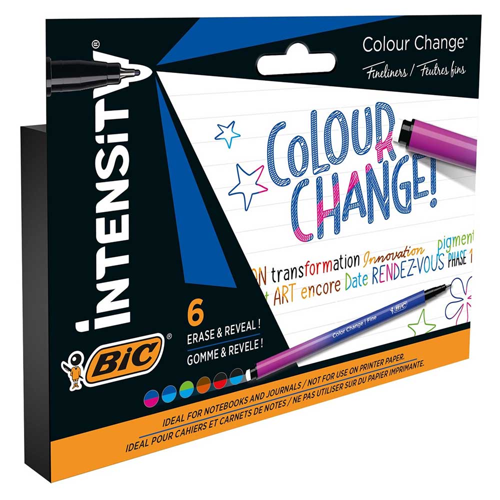  Bic Intensity Renk Değiştiren Keçe Uçlu Kalem 6 Renk | Bic | 3086123681392 | 