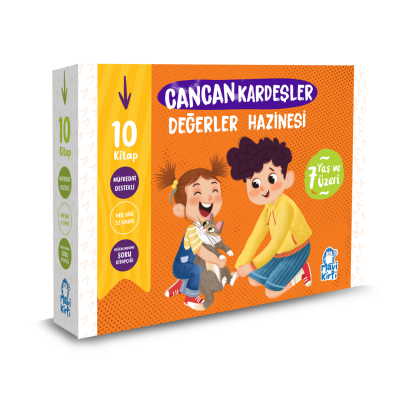  Mavi Kirpi 2 Sınıf Cancan Kardeşler Değerler Hazinesi 10 Kitap | GENEL | 1520508002898 | 