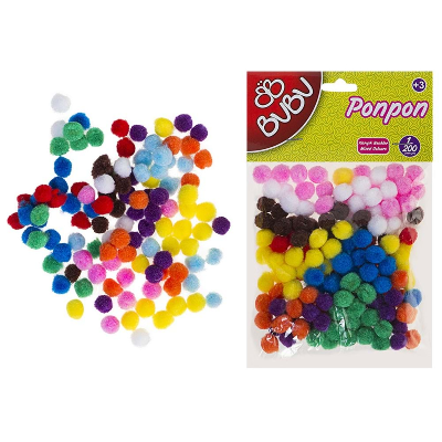  Bubu Ponpon 200 Adet 1 cm | BUBU | 8680965630539 | 