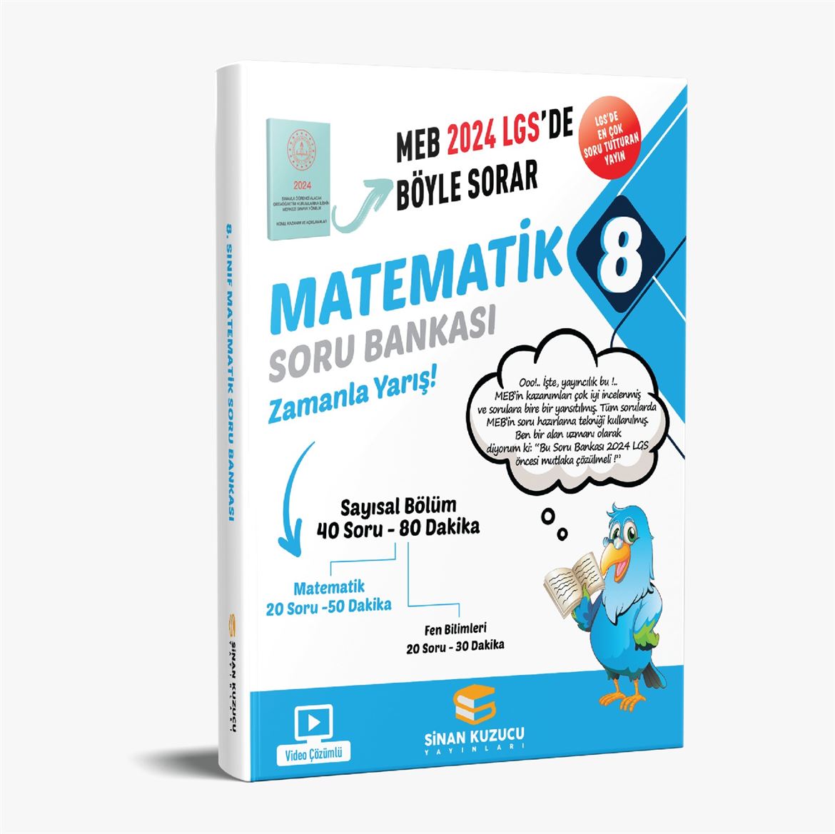 Sinan Kuzucu Yayınları MEB Böyle Sorar 8. Sınıf LGS Matematik Soru Bankası