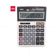 Deli Hesap Makinesi Core 14 Haneli Gümüş 1671C
