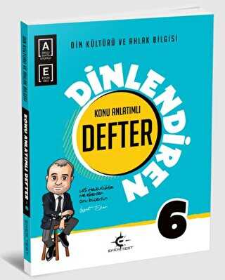 Eker Test Yayınları 6. Sınıf Din Kültürü ve Ahlak Bilgisi Dinlendiren Defter