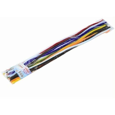 Ticon 6mm X 50 cm 25 li Karışık Rekli Şönil