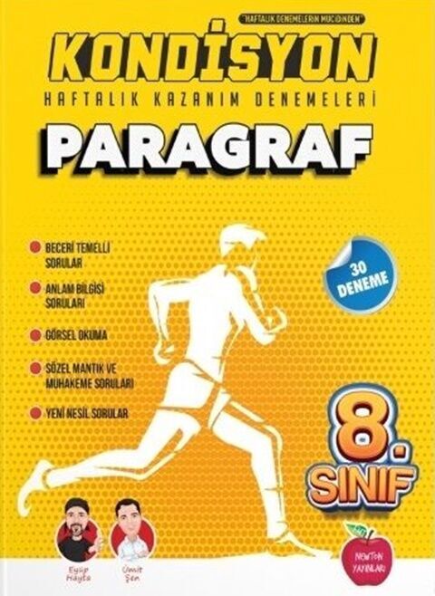  Newton Yayınları 8 Sınıf Paragraf Kondisyon Haftalık Kazanım Denemeleri | Newton Yayınları | 9786259981482 | 