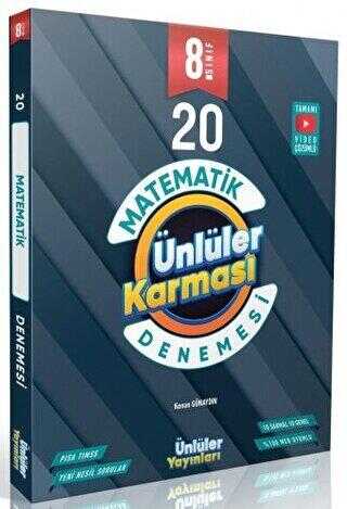 Ünlüler Karması 8. Sınıf  Matematik 20 Deneme