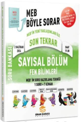 Sinan Kuzucu LGS Son Tekrar Sayısal Bölüm Fen Bilimleri Soru Bankası