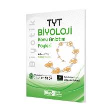 Biyotik Yayınları TYT Biyoloji Konu Anlatım Föyleri
