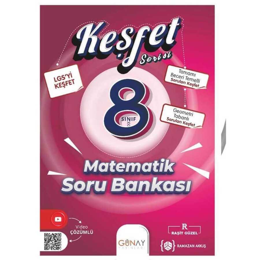 Günay Yayınları 8 Sınıf Matematik Keşfet Serisi Soru Bankası | GENEL | 9786257150835 | 