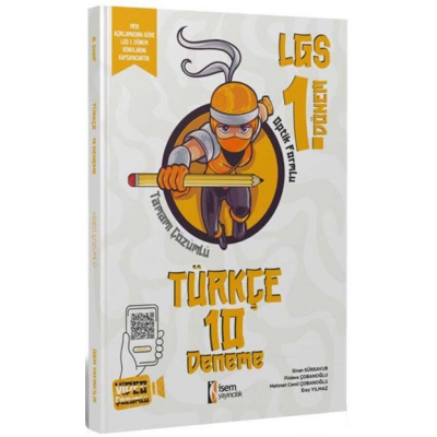  İsem Lgs Türkçe 1 Dönem 10 Deneme | İsem Yayıncılık (Hazırlık) | 9786052867501 