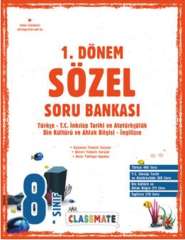 Okyanus 8.Sınıf Classmate 1. Dönem Sözel Soru Bankası
