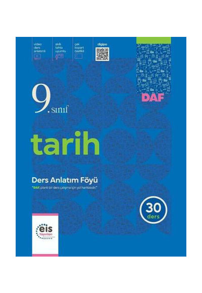 Eis Yayınları 9 Sınıf DAF Tarih | GENEL | 9786256906242 |