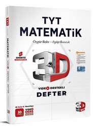  3D Yayınları Çözüm 3D TYT Matematik Video Defter Notu | 3D Yayınları (Hazırlık) | 9786057201904 | 