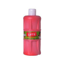  LETS PARMAK BOYASI 500 ML KIRMIZI | Lets | 8680679801546 | 
