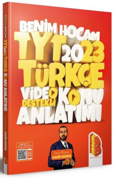  Benim Hocam Yayınları 2023 TYT Türkçe Video Destekli Konu Anlatımı | Benim Hocam Yayınları | 9786258161175 | 