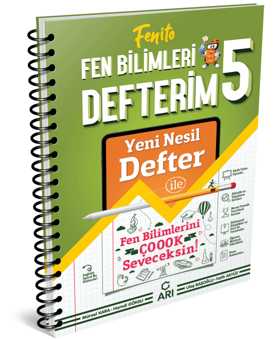 Arı Yayıncılık 5. Sınıf Fen Bilimleri Akıllı Defteri