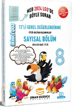 2024 LGS 8. Sınıf İKİNCİ DOZ 12'li Genel Değerlendirme Sınavı Sayısal Bölüm