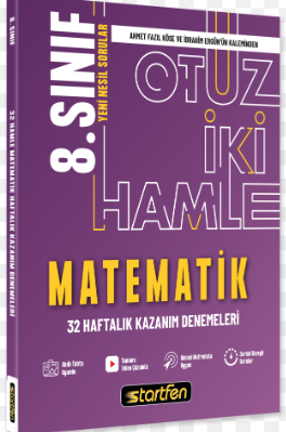 8. Sınıf Matematik 32 Hamle Haftalık Kazanım Denemeleri