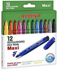  Alpino 12 Renk Maxi Keçeli Kalem | Alpino | 8413240609292 | 