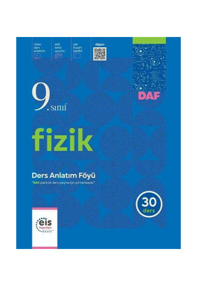 Eis Yayınları 9 Sınıf DAF Fizik | GENEL | 9786256906204 |