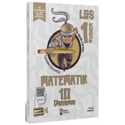  İsem Lgs Matematik 1 Dönem 10 Deneme | İsem Yayıncılık (Hazırlık) | 9786052867495 