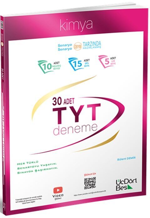 Üç Dört Beş Tyt Kimya 30 Deneme