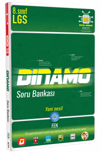  Tonguç Akademi 8 Sınıf Dinamo Fen Bilimleri Soru Bankası | Tonguç Yayınları | 9786254222856 | 