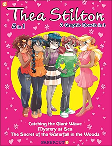 Thea Stilton 3-in-1 #2: Catching the Giant Wave, The Secret of the Waterfall in the Woods, Mystery at