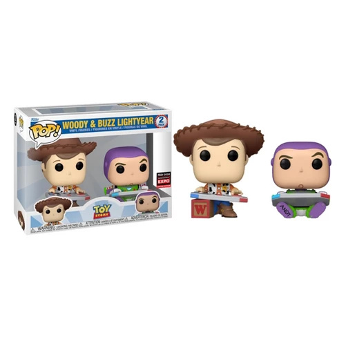 FUNKO POP DİSNEY TOY STORY - WOODY &amp, BUZZ LİGHTYEAR 2-PACK CONVENTİON LİMİTED EDİTİON