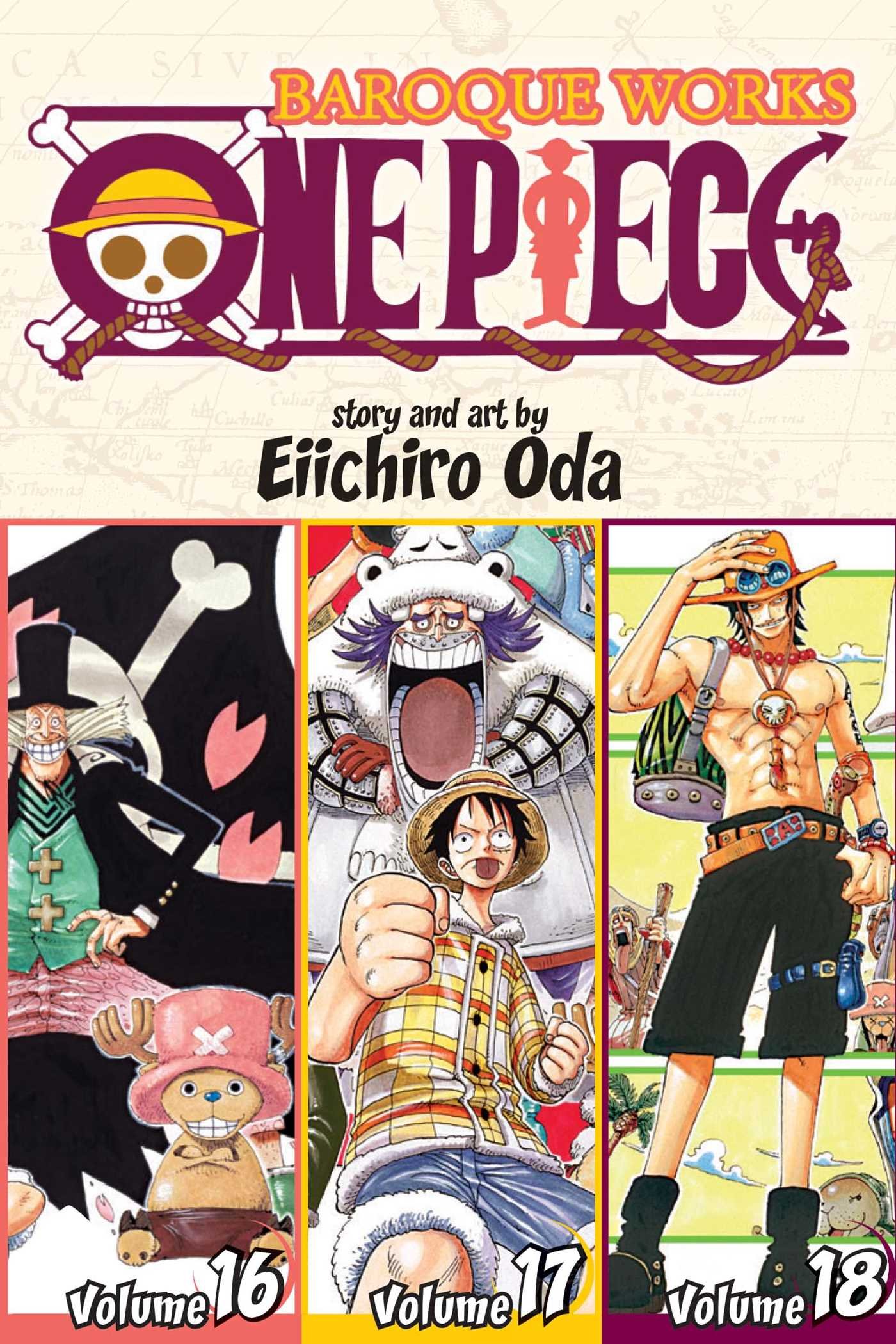  9781421554990 | One Piece Baroque Works Volumes 16 18 | Viz Media | Oda Eiichiro  