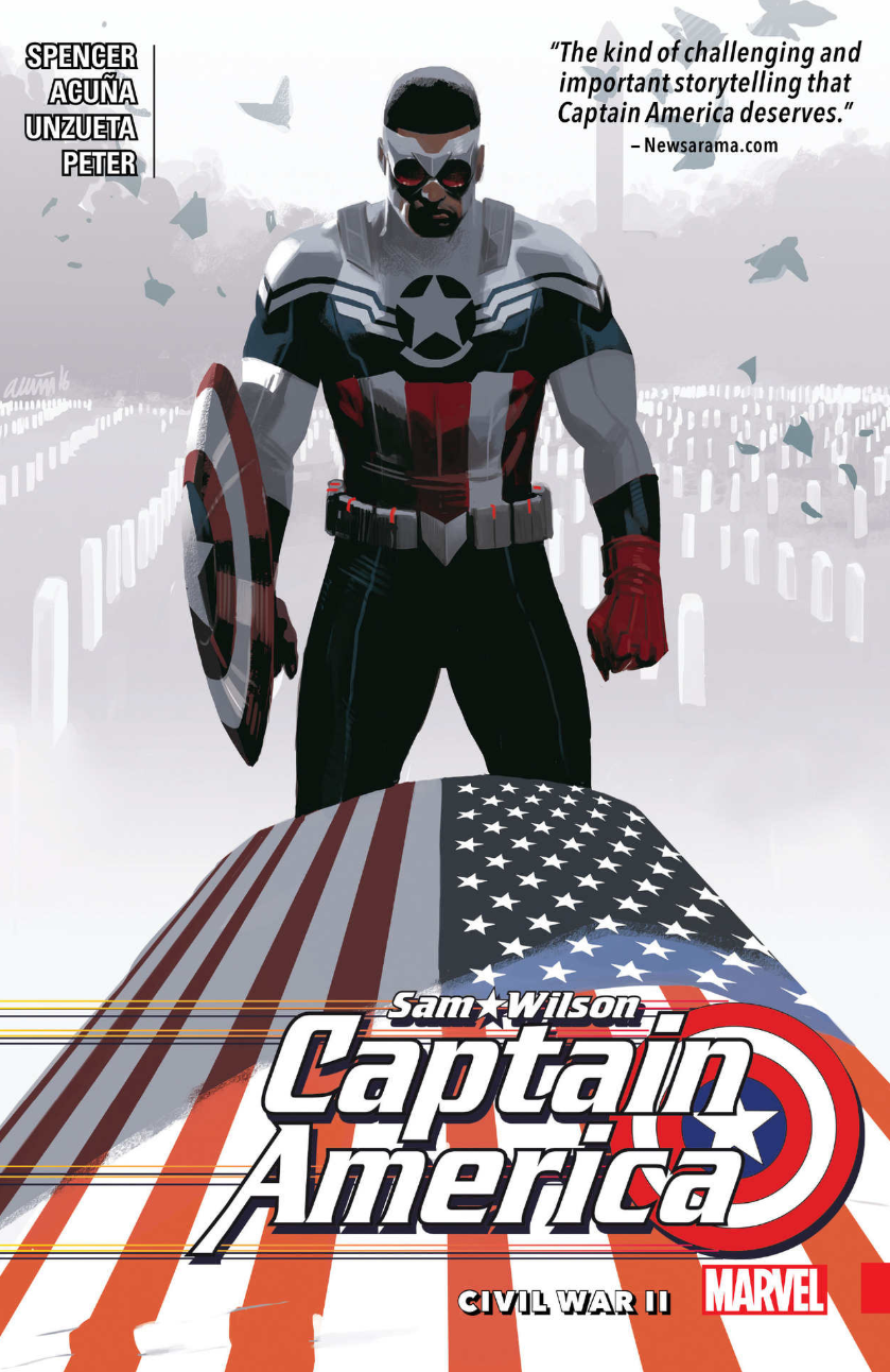  9781302903190 | Captain America Sam Wilson Vol 3 Civil War II | Marvel Comics | Claudio Chiaverotti  
