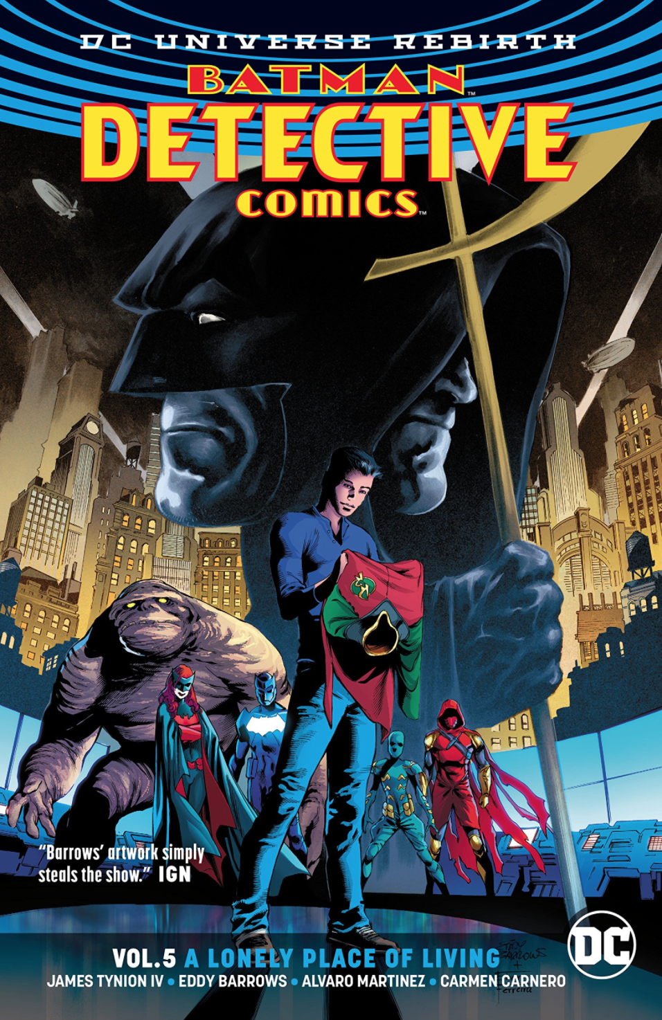  9781401278229 | Batman Detective Comics Vol 5 A Lonely Place of Living (Rebirth) | DC Comics  
