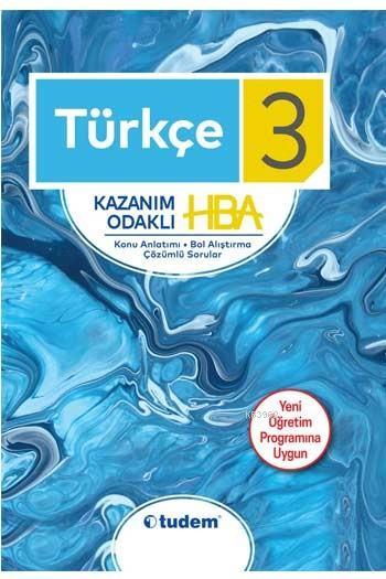 Tudem Yayınları 3. Sınıf Türkçe Kazanım Odaklı HBA Tudem 