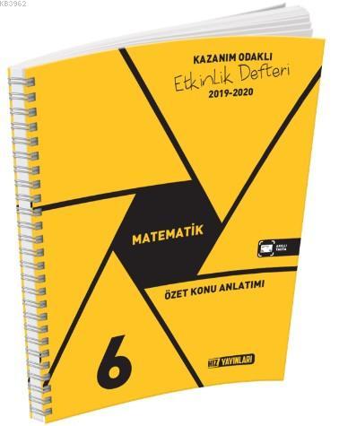 Hız Yayınları 6. Sınıf Matematik Kazanım Odaklı Etkinlik Defteri Hız 