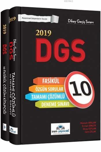 2019 DGS Tamamı Çözümlü 10 Fasikül Deneme