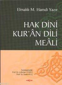 Hak Dini Kur'an Dili Meali (Ciltli)