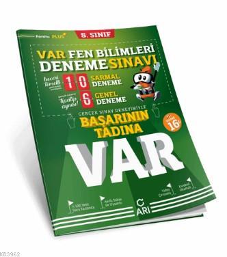 Arı Yayınları 8. Sınıf LGS Fen Bilimleri VAR Deneme Sınavı Denemoji Deneme 2 Hediyeli Arı 