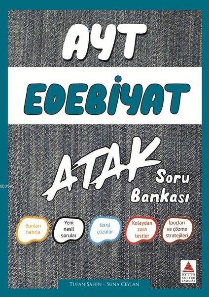Delta Kültür Yayınları AYT Edebiyat Atak Soru Bankası Delta Kültür 