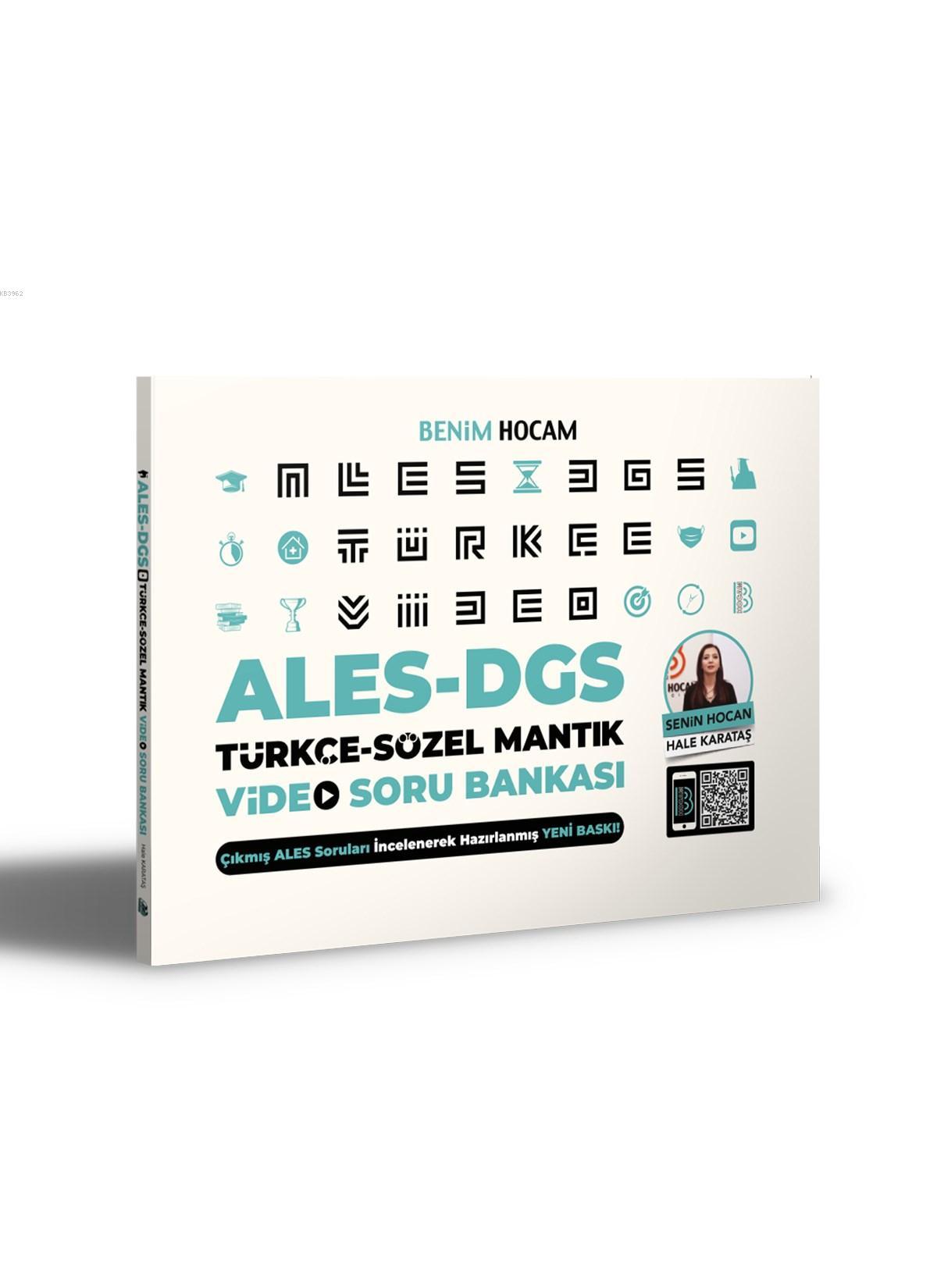 2021 ALES DGS Türkçe-Sözel Mantık Video Soru Bankası Benim Hocam Yayınları